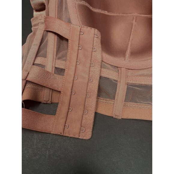 Victoria’s Secret 34DD Very Sexy Balconet Bra Bustier Mauve Underwire Lined - Picture 6 of 7